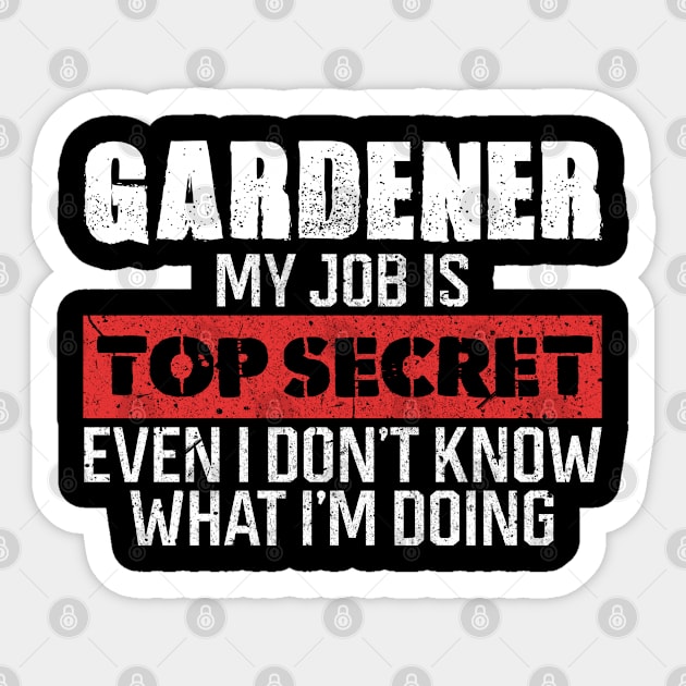 Gardener gifts Sticker by SerenityByAlex